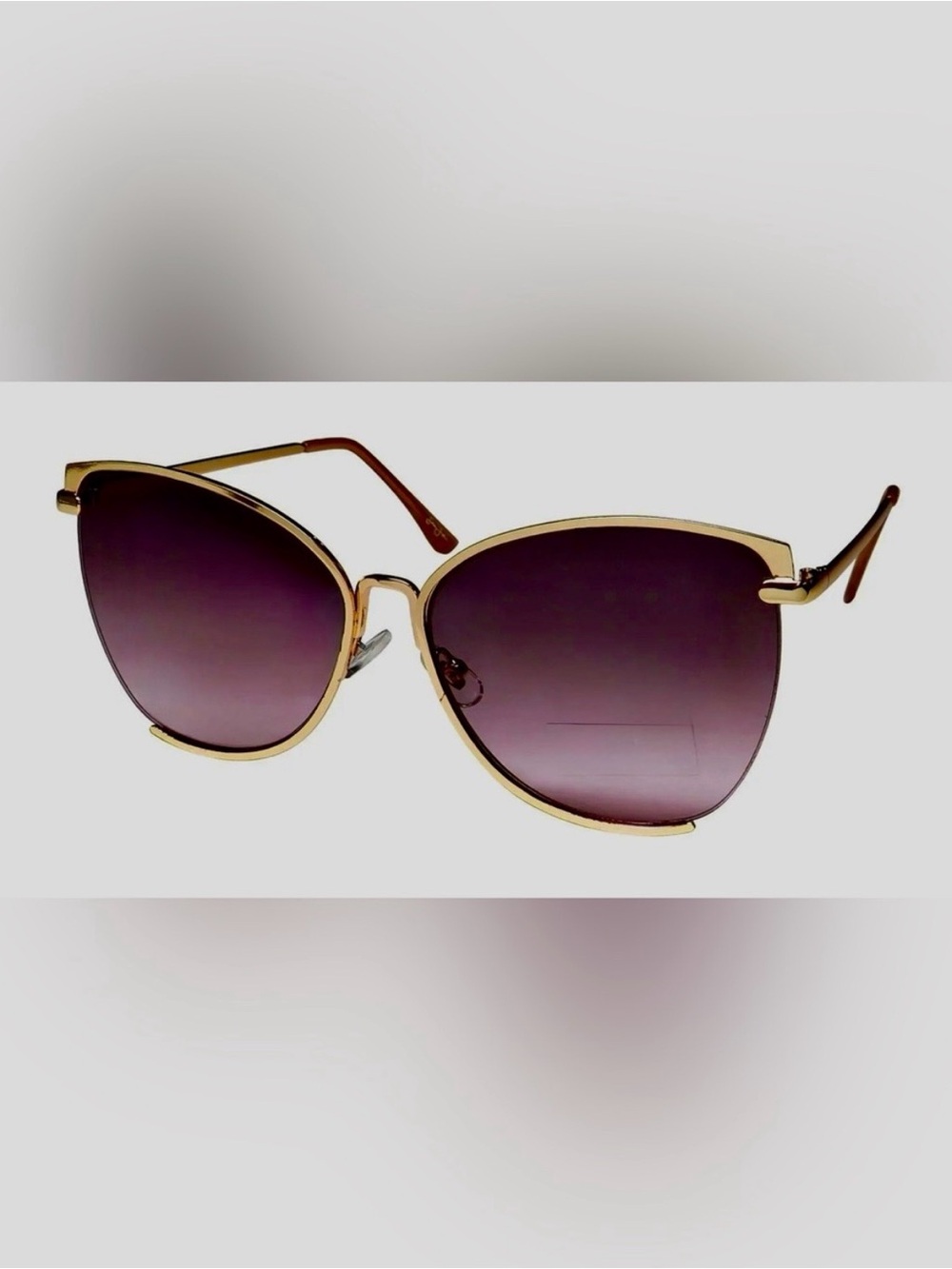 DIFF sunglasses (Kadence model by DIFF Eyewear) featuring rose-gold frames and w